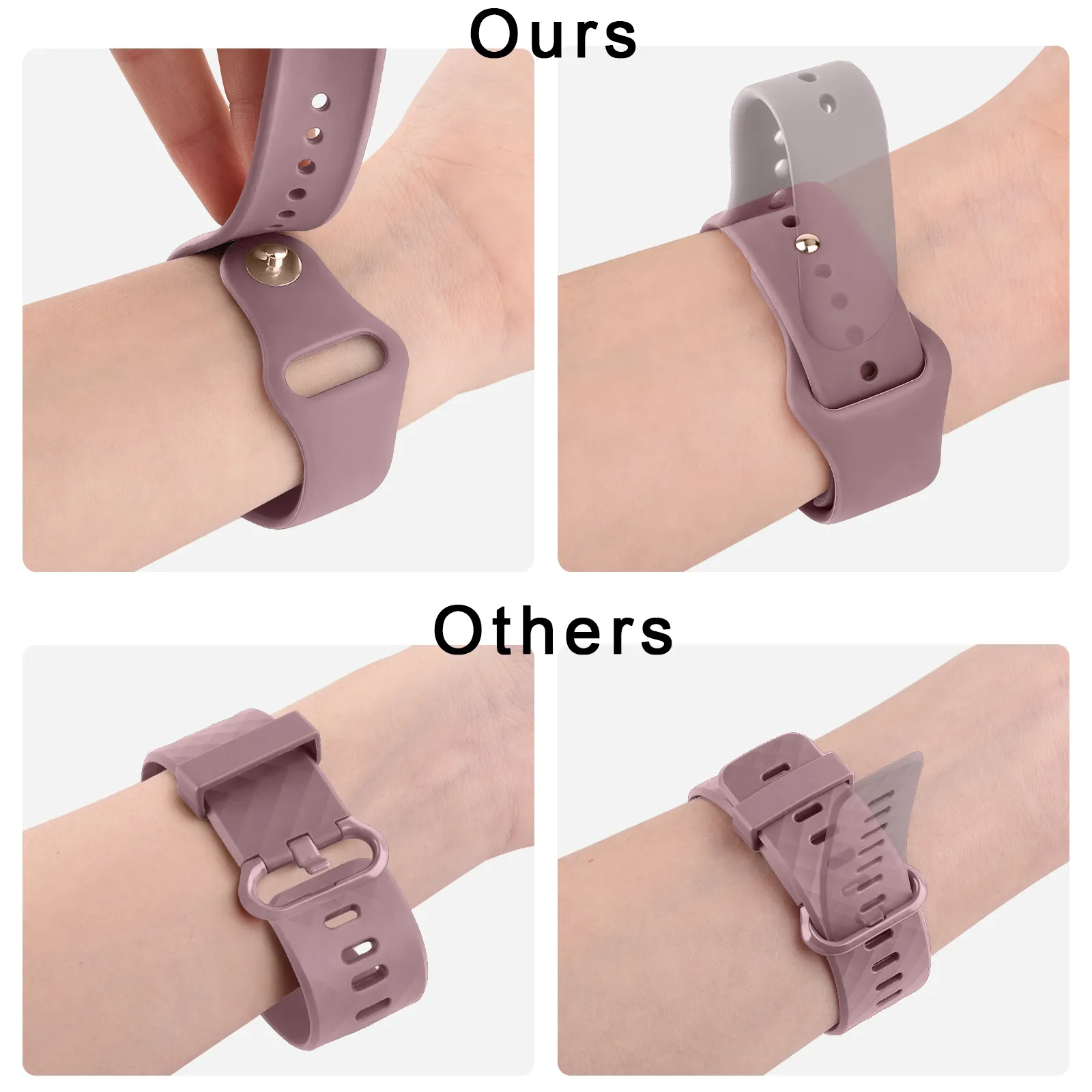Fossil 22mm silicone watch band sale