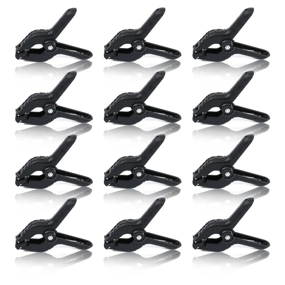 OBA 12 x Veerklemmen 158 mm / 6 Inch, Hoge Klemkracht Spanklemmen, Hout Lijmen Klemmen Lange Foto Doek Klem Achtergrond Stof Clip