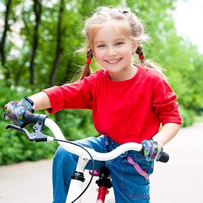 DHgate Breathable Kids Cycling Gloves Full Finger Bike Gloves with Touchscreen Grip for Boys Girls Outdoor Sports Ages 2 11 Sports Outdoors