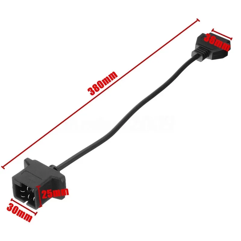 Câble Adaptateur OBD1 Vers OBD2 6 Broches - Pour Chrysler Jeep Dodge, Neuf, Garanti 6 Mois