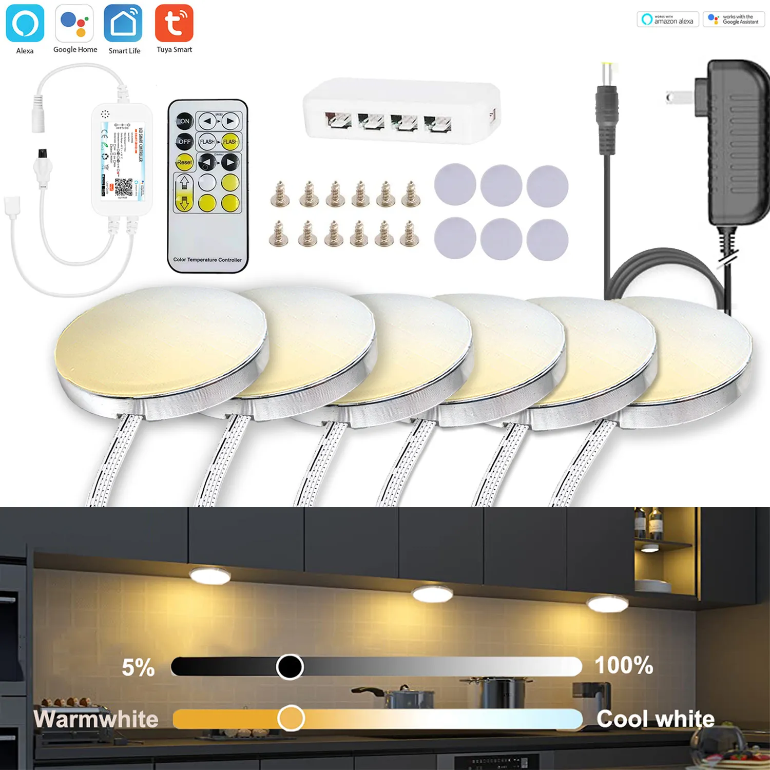 Kitchen Lighting Remote Control Remote Control Under Cabinet Lighting: Wireless LED... From Ddmyday ...