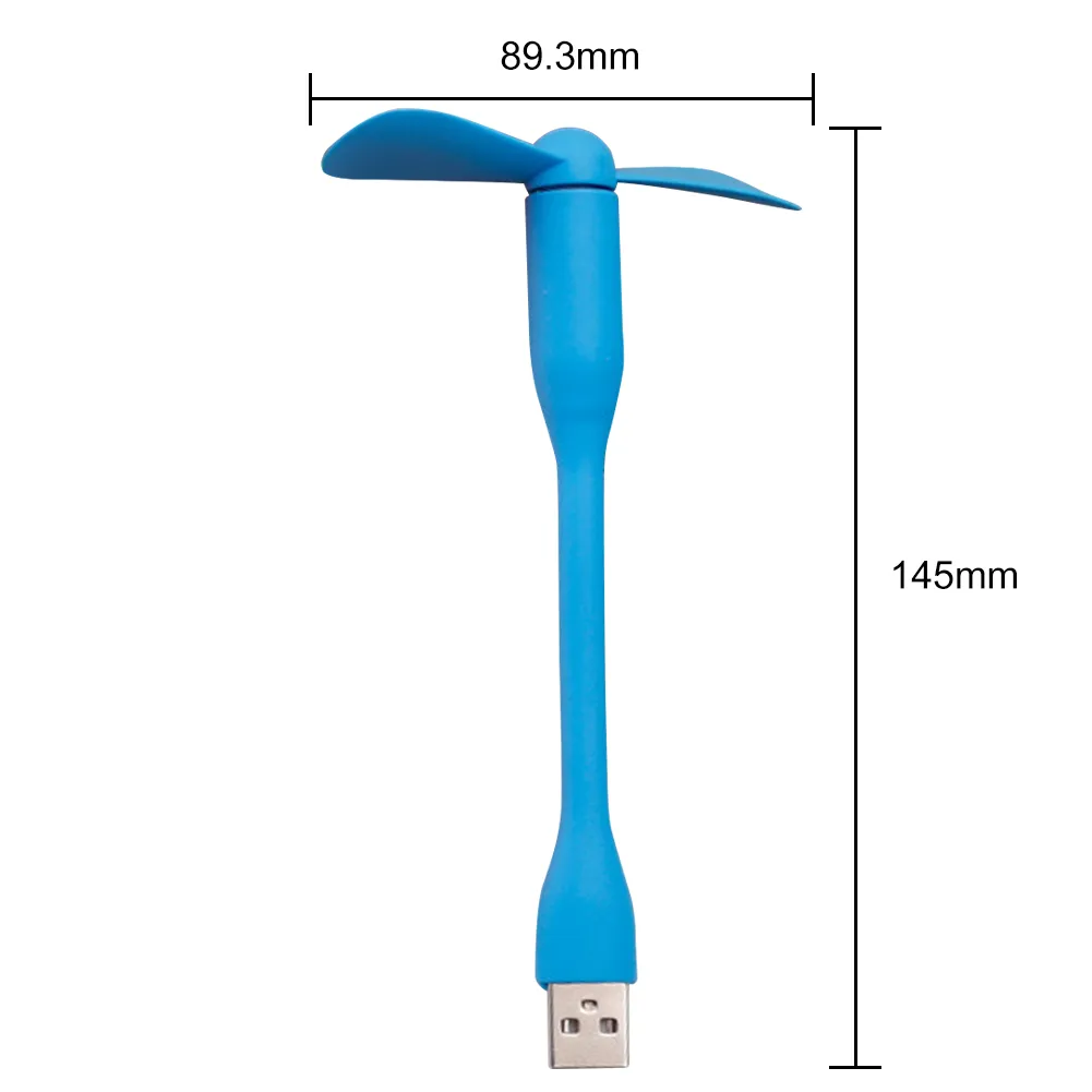 USB Mini Fan Flexible Portable USB Fans Summer Cooling Artifact for Notebook Computer Air Cooler Computer Peripherals