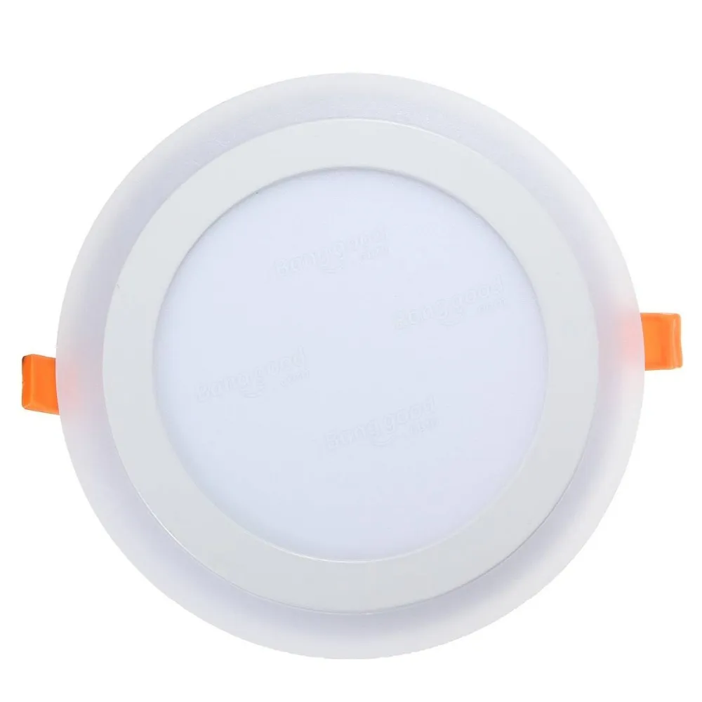 Multiple Color Panel Light Dual Tone LED Ceiling Fixture: Round Recessed Panel... From Ddmyaug ...
