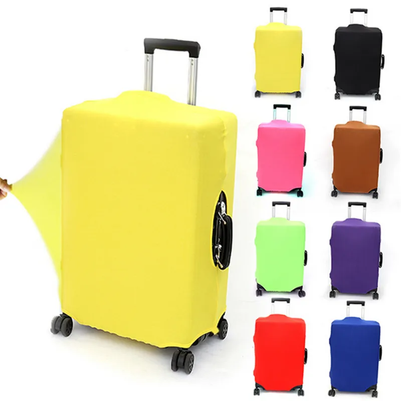 Housse De Valise élastique 3D Morbuy - 4 Tailles (18-32 Pouces) - Protection Anti-rayures Et Imperméable - Lavable Et Facile à Enfiler - 8