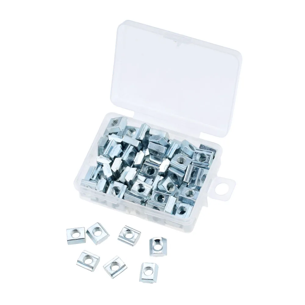DHgate.com:T-Slot Sliding Hammer Nuts, 100PCS M3 M4 M5 M6 Square Nuts ...
