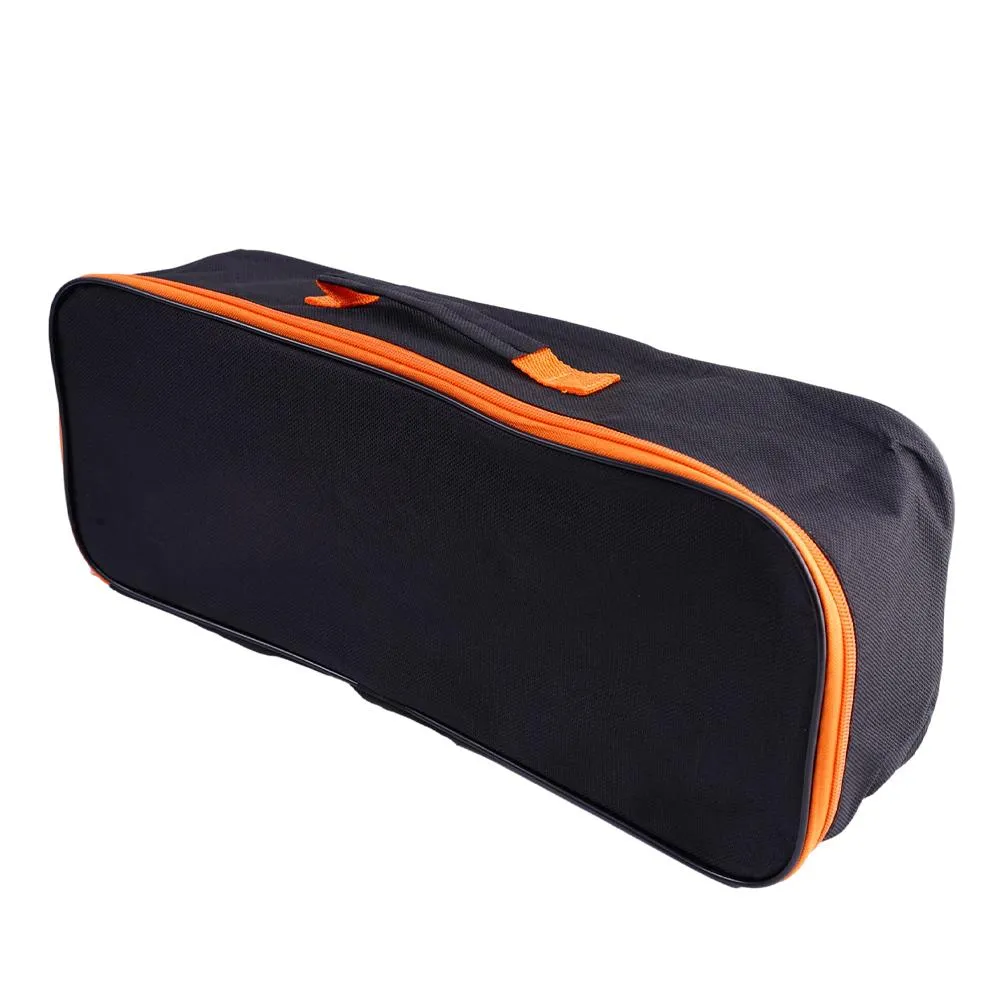 Multifunctional Waterproof Tool Bag Portable Oxford Cloth Storage Bag for Small Metal Tools Black