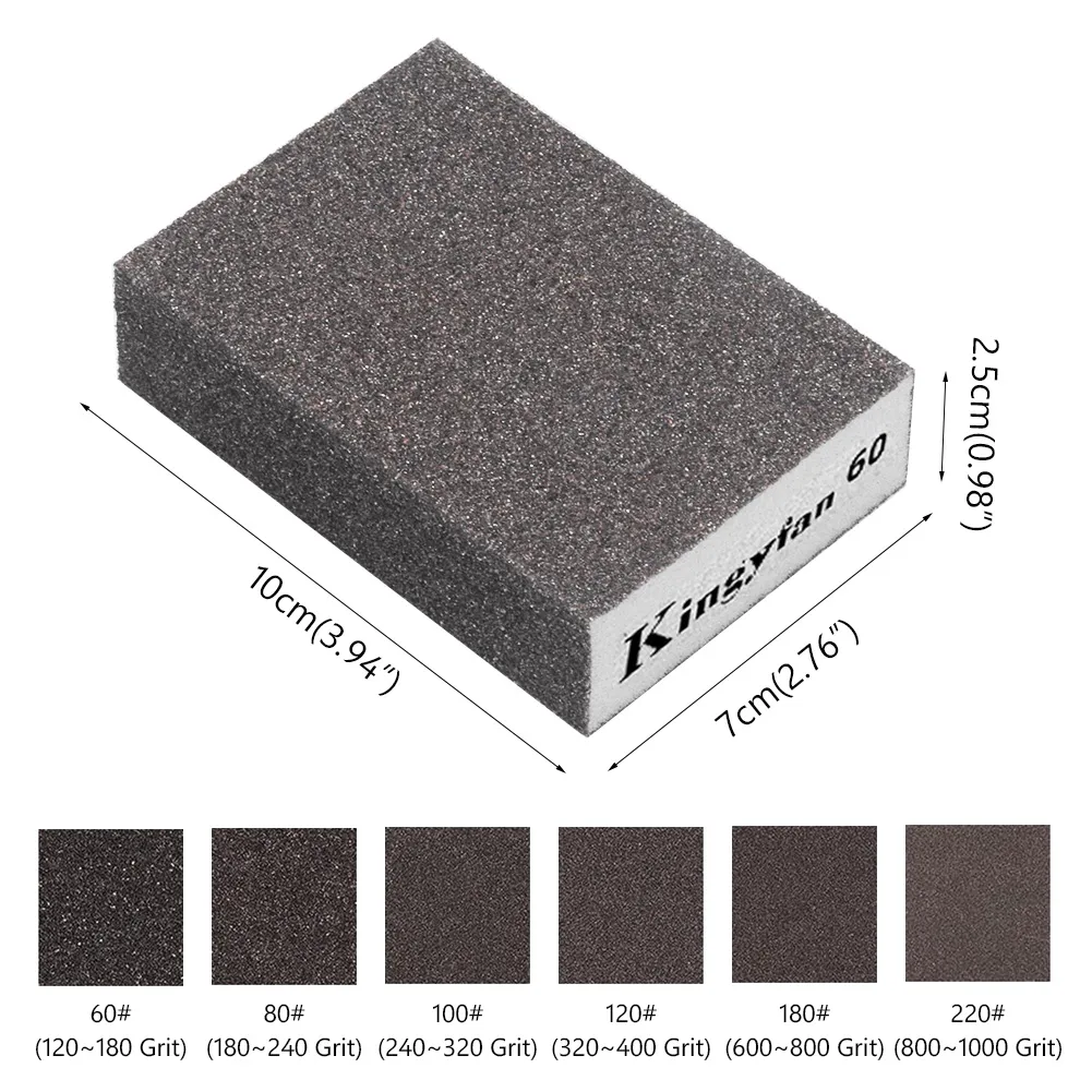 Hotbar 20 Pcs 2000 Grit Sanding Sponge, Wet Dry Sanding Block Sandpaper Sponge Soft Foam Sand Block Washable Sanding Metal Wood Drywall Polishing - View #9