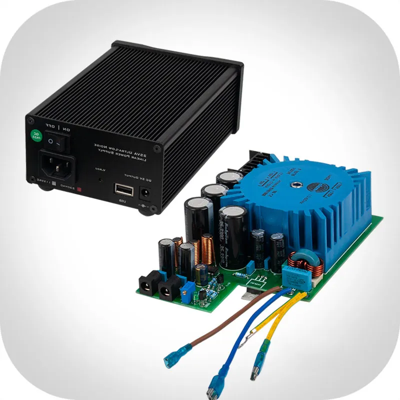 Finished 50VA HiFi Linear Power Supply - Ultra-Low Noise, DC 12V+12V Output For Audio Equipment