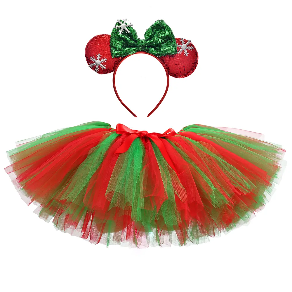 Red Green Tutu Skirt Outfit For Baby Girls 2024 Christmas Holiday Party Costume Toddler Tulle Skirt Set With Bow Socks From Homepro19 20.15 DHgate.Com