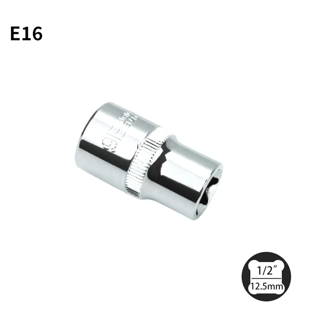 1/2 Torx E Type Sockets Screwdriver E10 E12 E14 E16 E18 E20 E22 E24 For ...