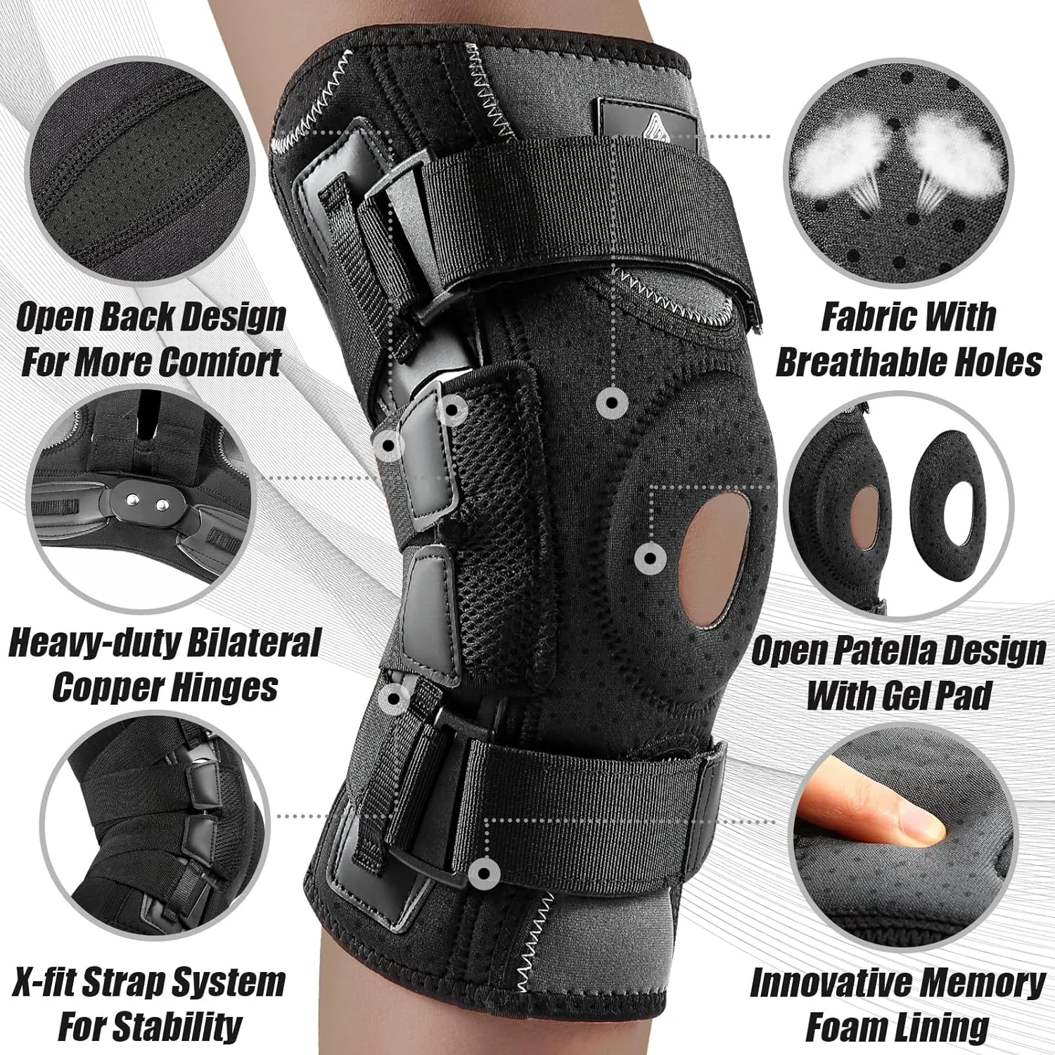 Doctor Developed Knee Brace/Knee Support/Knee Compression
