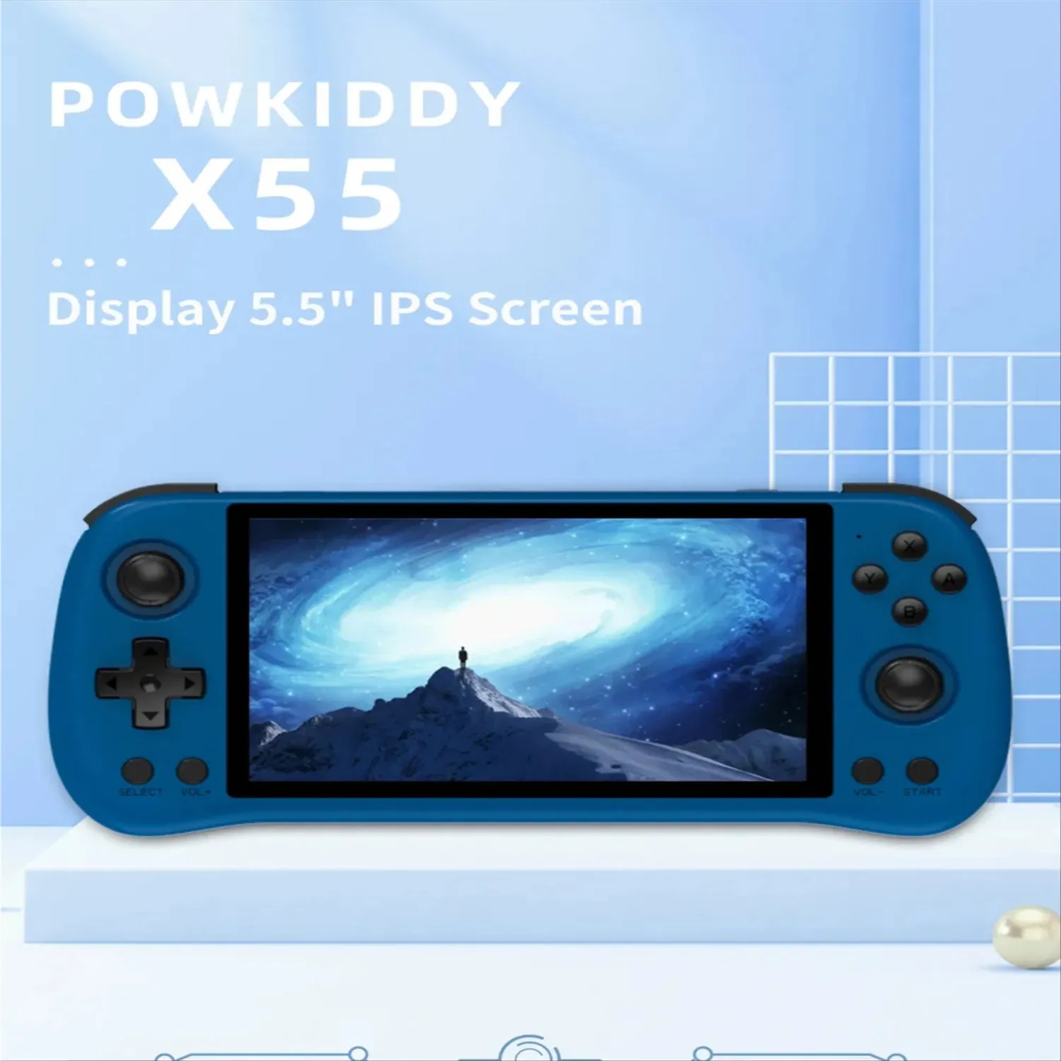 POWKIDDY X55 5.5 INCH 1280*720 IPS Screen RK3566 Handheld