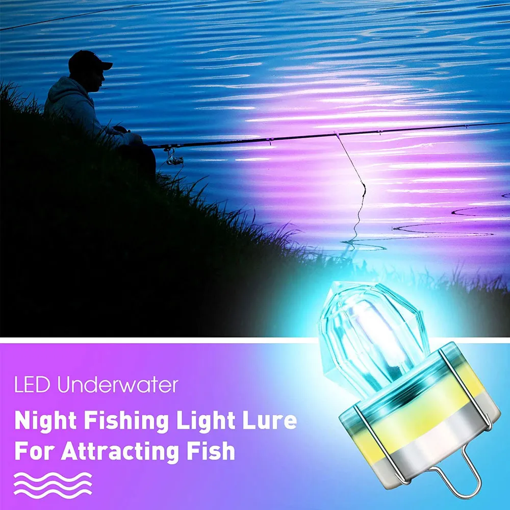DHgate.com:2024 LED Underwater Fishing Light: Diamond-Style Versatile ...
