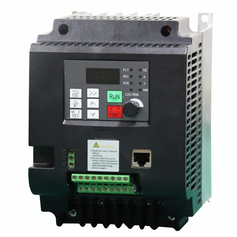 VFD 4KW/5.5KW 50hz To 60hz Single Phase 220V AC To 3 Phase 380V/415V AC ...