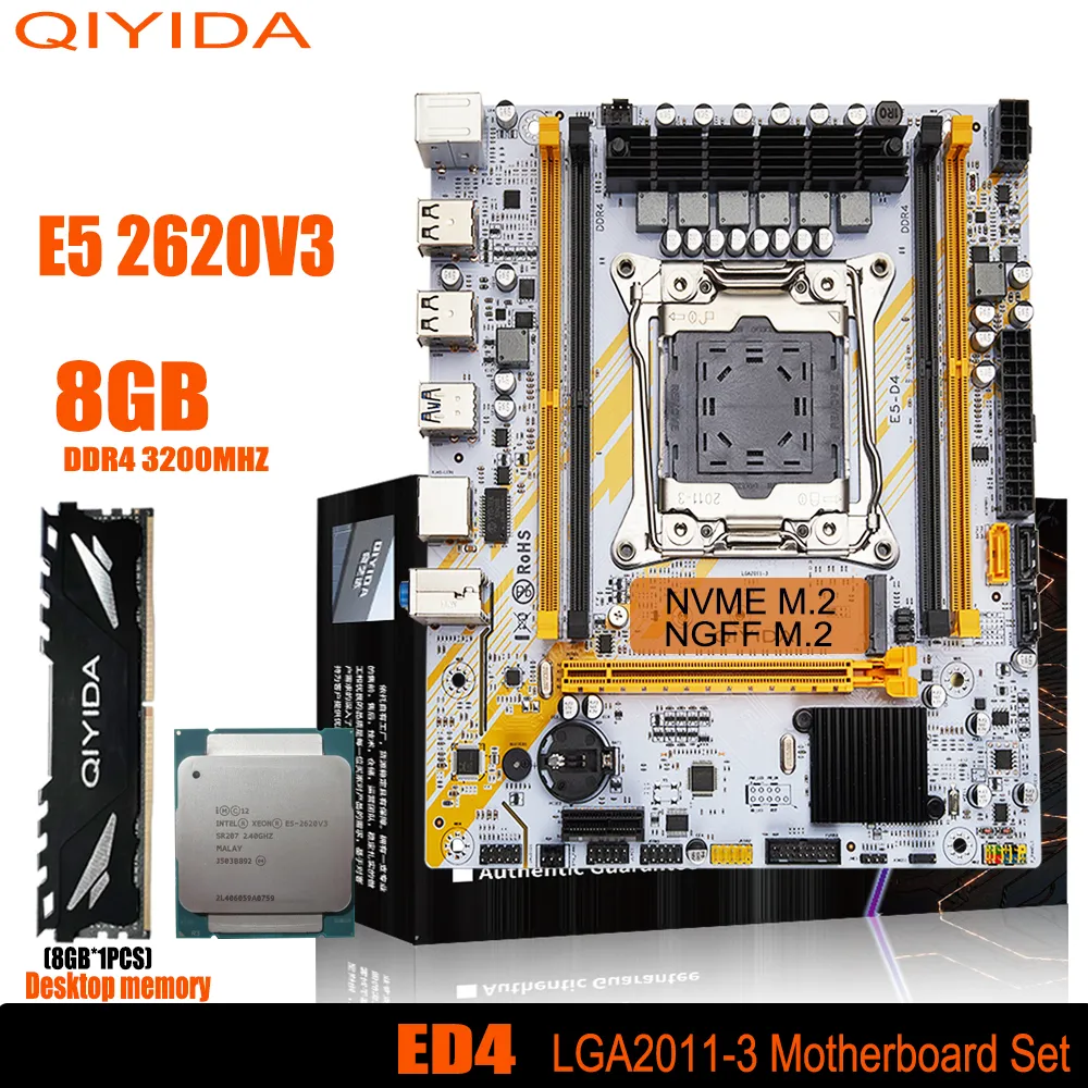 X99 Motherboard Set with XEON E5 2620 V3 CPU, 8GB DDR4 RAM