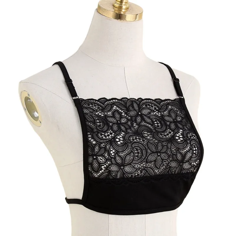 Lace Mock Camisole Bra Wrapped Chest Overlay Modesty Panel Cleavage Cover  for Women Girls Natural Color from Dhgate Intimates Accessories - price  20.74