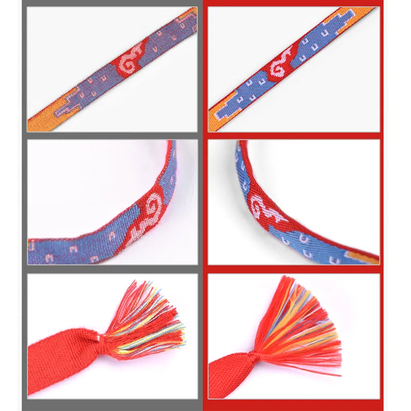 Personalized Miyamizu Mitsuha pandora jewelry bracelet Kimi no Na wa Theme Embroidered Wristband for Cosplay 60 65 CM