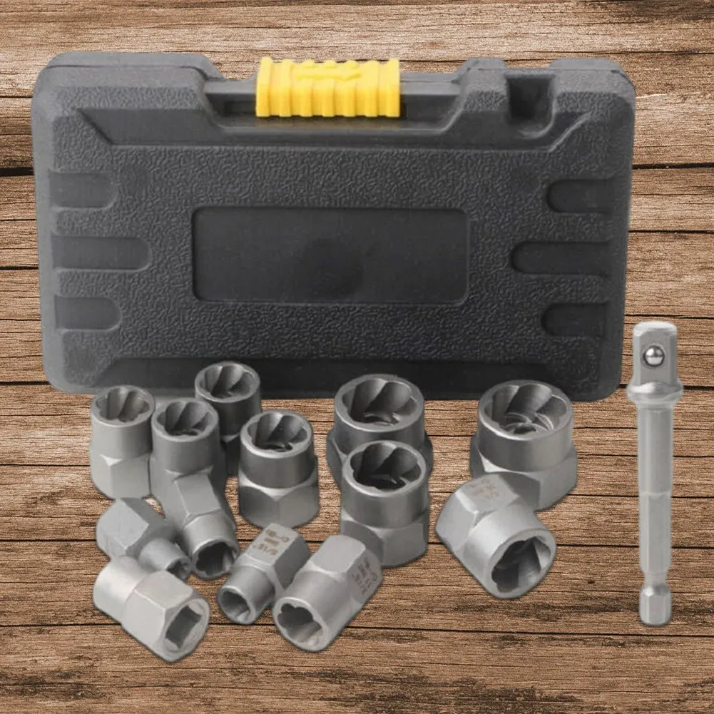 Extracteur De Boulons Hexagonal Noir – Outil Durable Pour Retirer Vis Et écrous Coincés