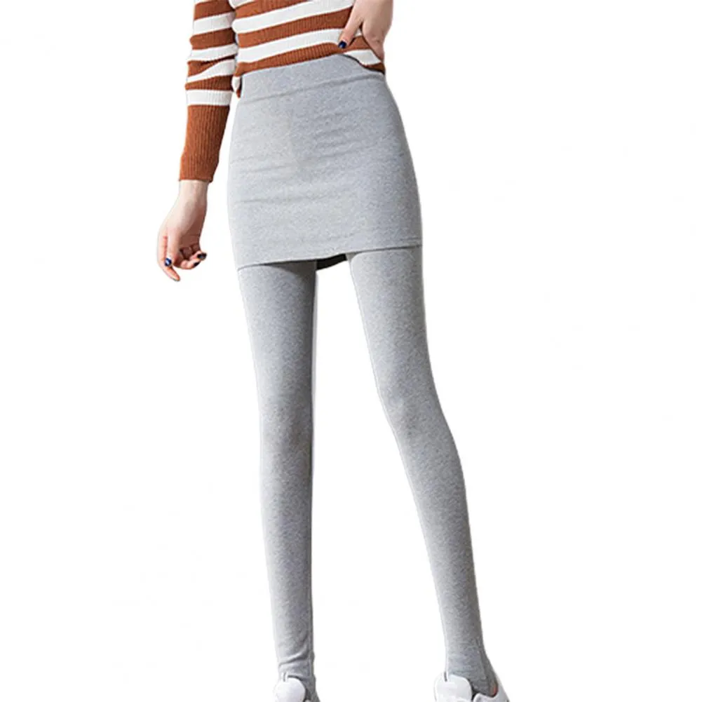 ★韓国人気★DELIGHT J★CREAM VELVET SHIRRING SKIRT LEGGINGS DHgate.com:Solid Color Stretchy Skirt Pants: Korean Style
