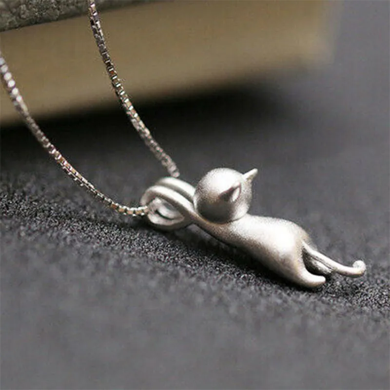 Huitan Black White Cat Sloth Necklace Cute Animal Pendant For Women And Girls Perfect For Daily Wear Parties And Trendy Gifts From Ddmydesign 8.31 DHgate.Com