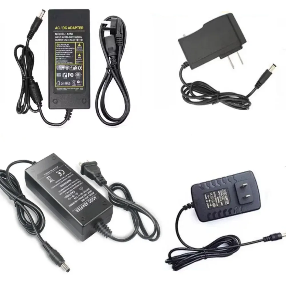 12V 5A 60W Power Supply Adapter - AC To DC Converter For LED Strips, Routers, Security Cameras
