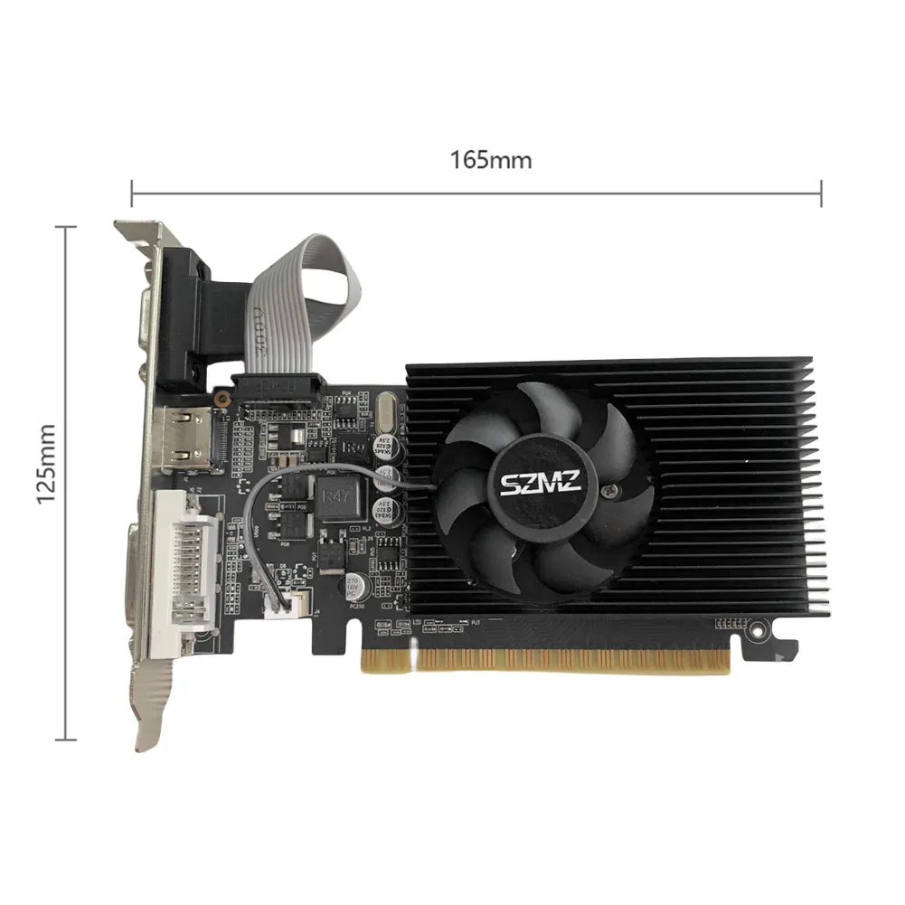 GT730 4GB DDR3 Graphics Card with HDMI-Compatible VGA DVI Port Gaming Graphics Card PCI-E2.0 16X for PC for Desktops PC/Servers