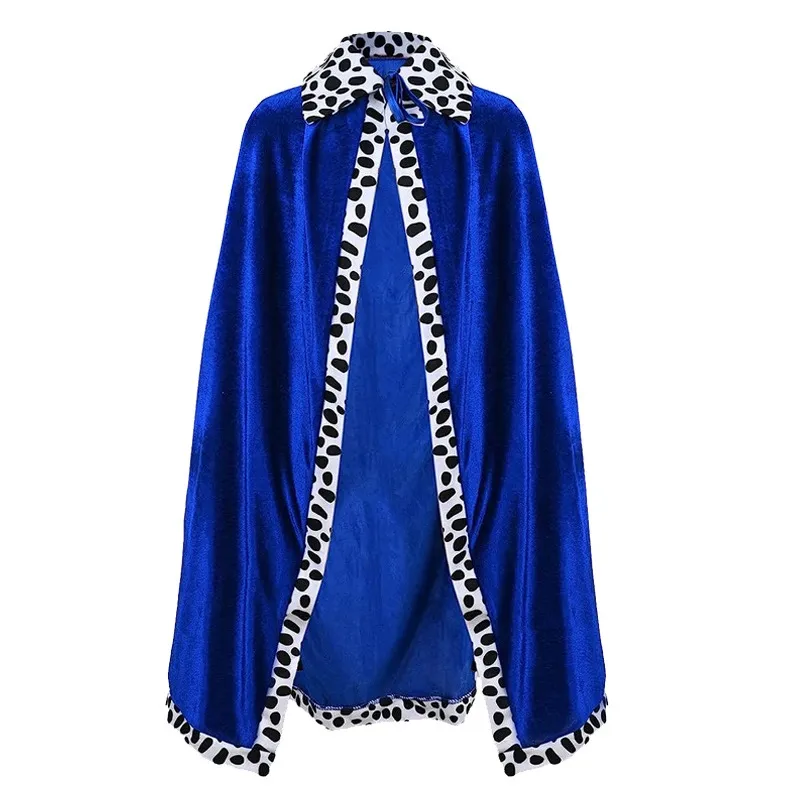 Emperor Costume: Adult/Kids King Robe Crown Set Royal Prince