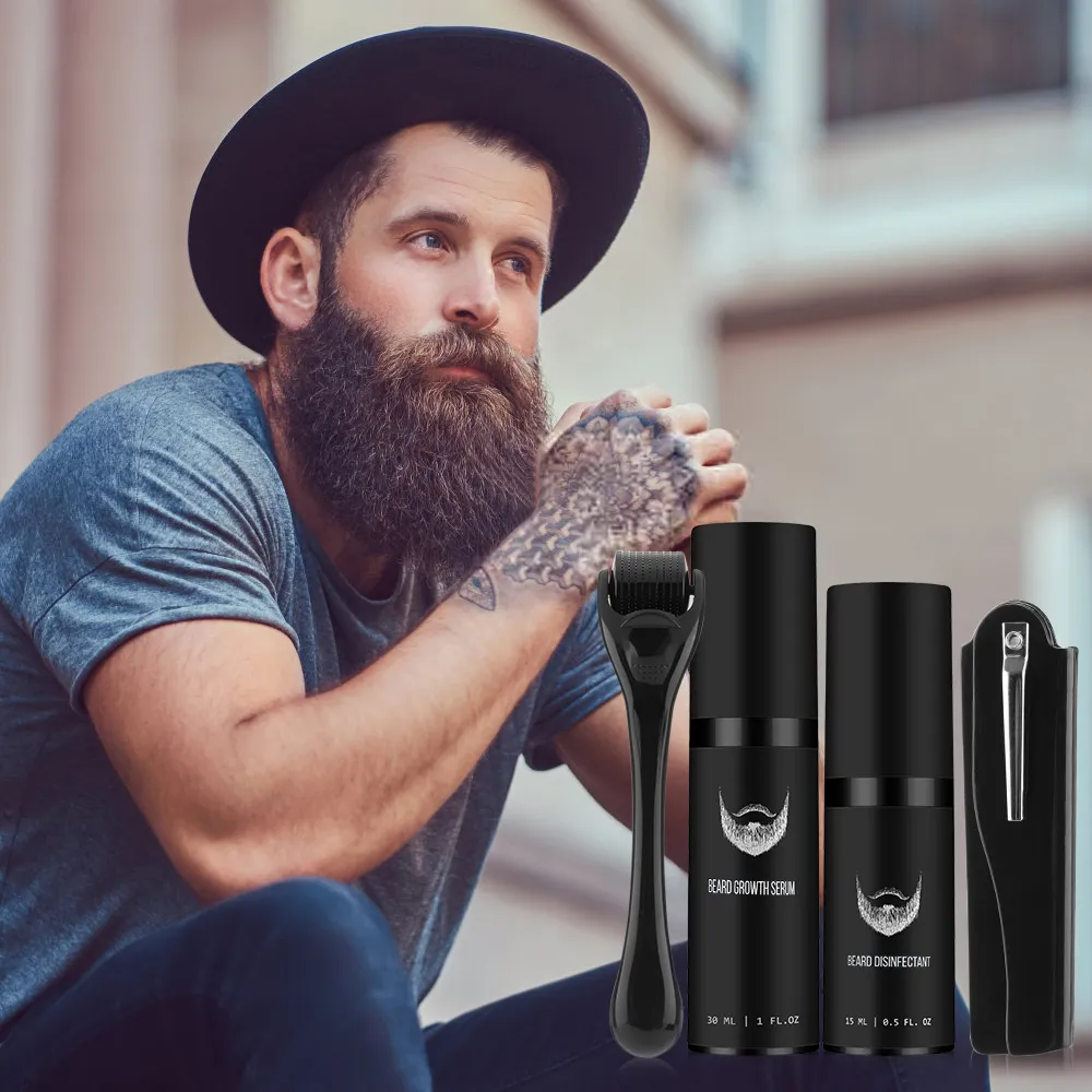 Beard Grooming Kit For Men, Professional Grooming Kit: Facial Hair