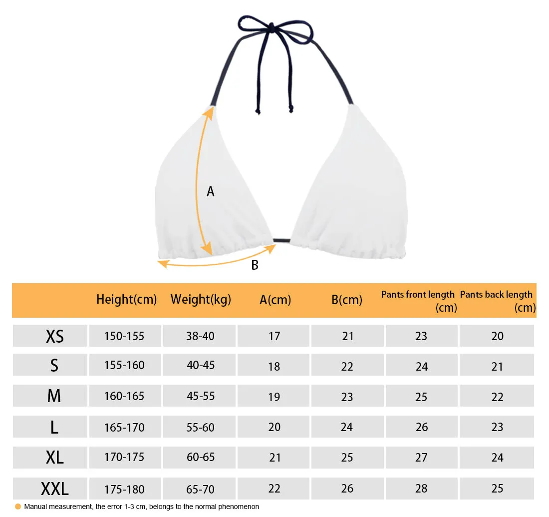 Save Big on Bulk Brazilian Thong Bikini Swimwear QOS Women's Sexy Triangle  Bikini Set Adjustable String Tie Top Cheeky Thong Swimsuit Quick Dry 