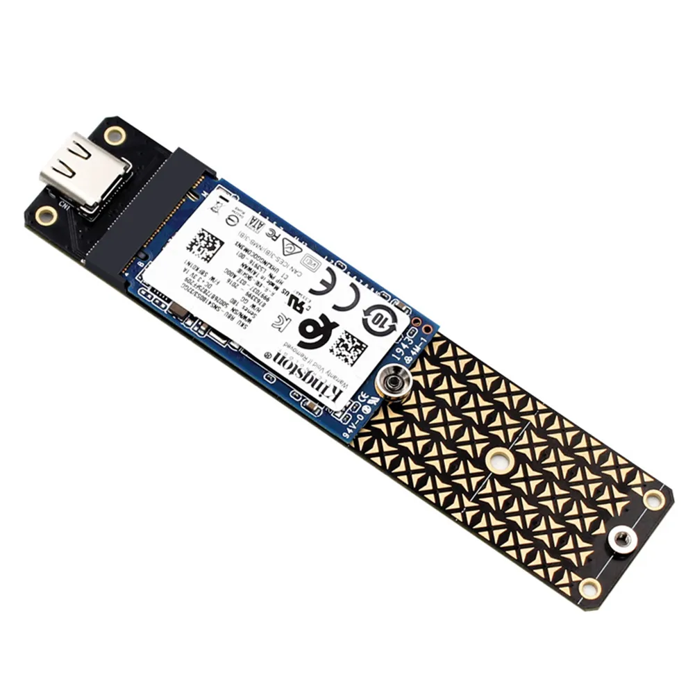 M.2NGFF Solid State Disk SSD To USB Adapter 10 Gbps Speed M.2 NGFF Hard Disk Adapter JMS580 Chip for 2230/2242/2260/2280 SSD
