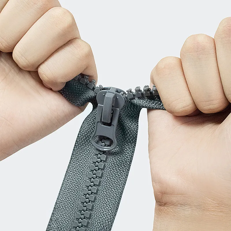 8# Resin Double Slider Zippers for Jackets, Coats, Tents
