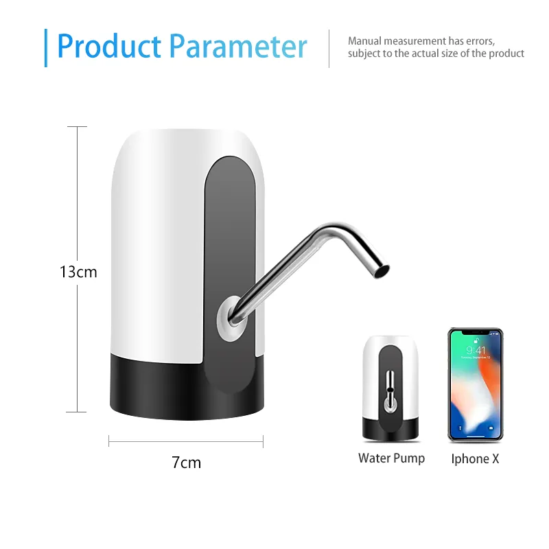 USB Rechargeable Electric Portable Water Dispenser Pump Pump With One ...