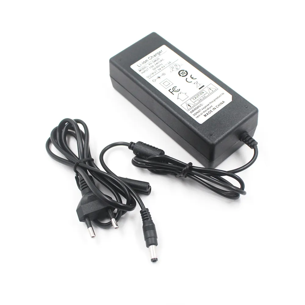 E bike Smart Charger Scooter 29.4V 2A / 42V 2A / 54.6V 2A Hoverboard DC Plug 5.5*.2.1mm For 24V 36V 48V Ebike Littium Battery