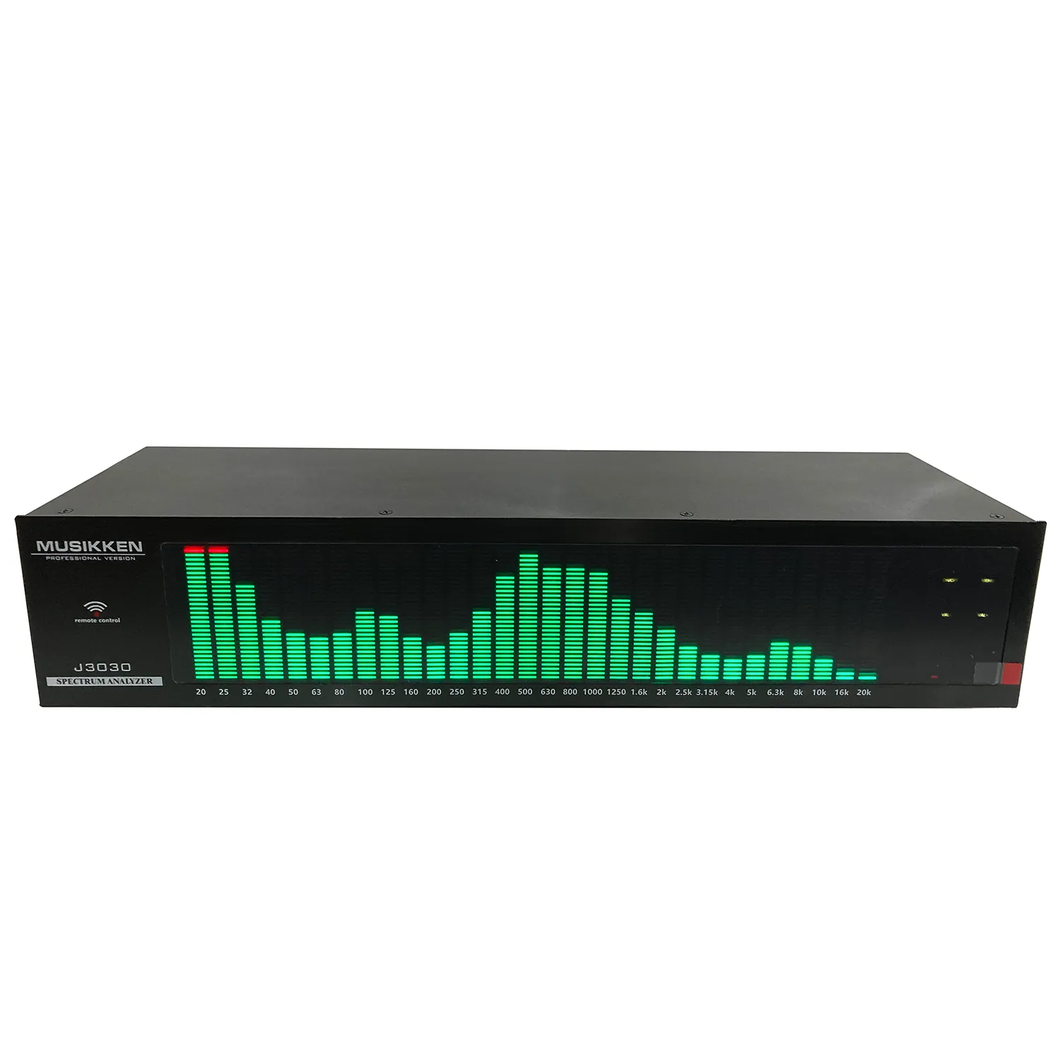MSD100T-SA リサージュ/スペクトラム/VU Voice Activated LED Digital Spectrum Analyzer With 2U LED