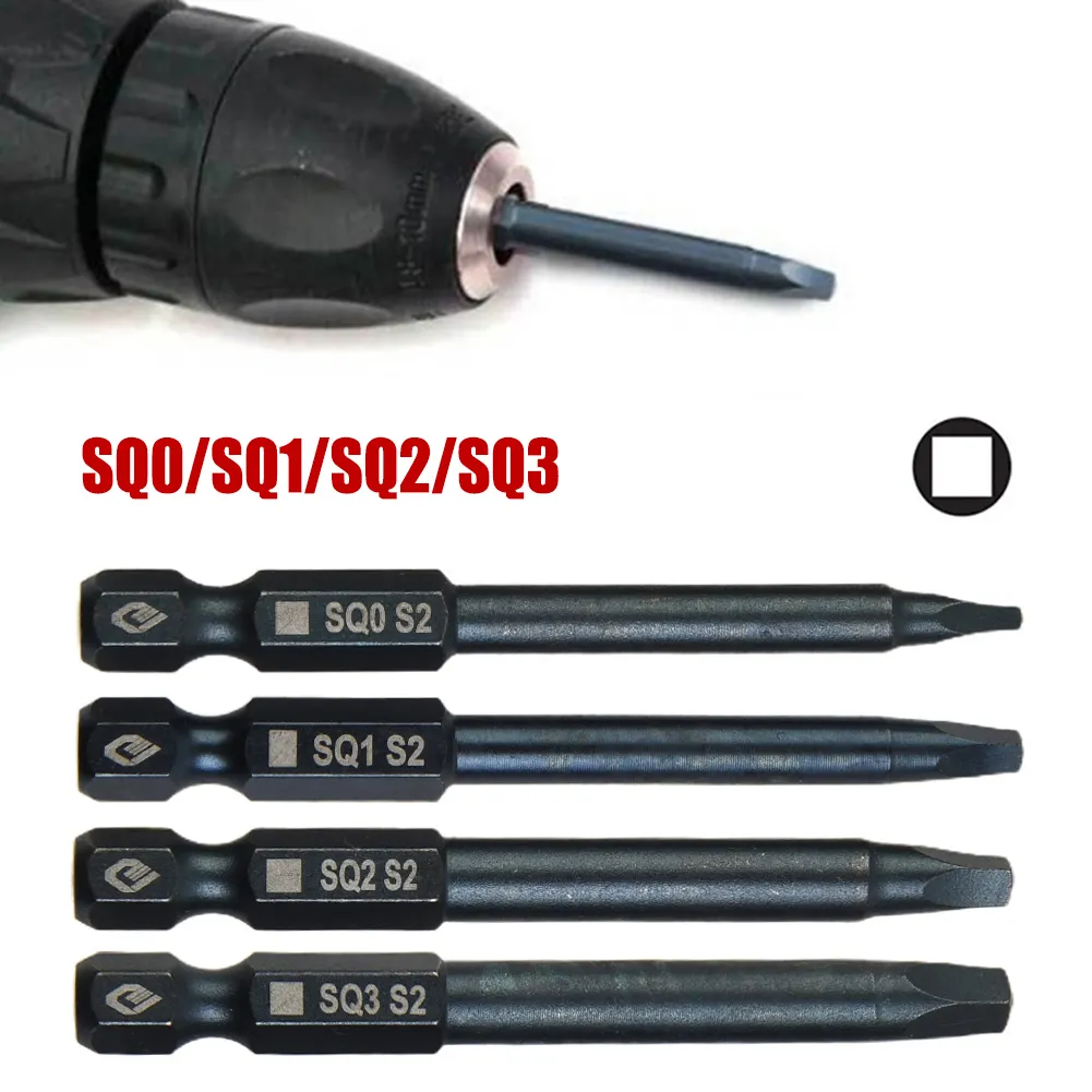 Uxcell 2-Pack 5mm Slotted Screwdriver Bits - 4 Inch Magnetic Flat Head With 1/4 Hex Shank