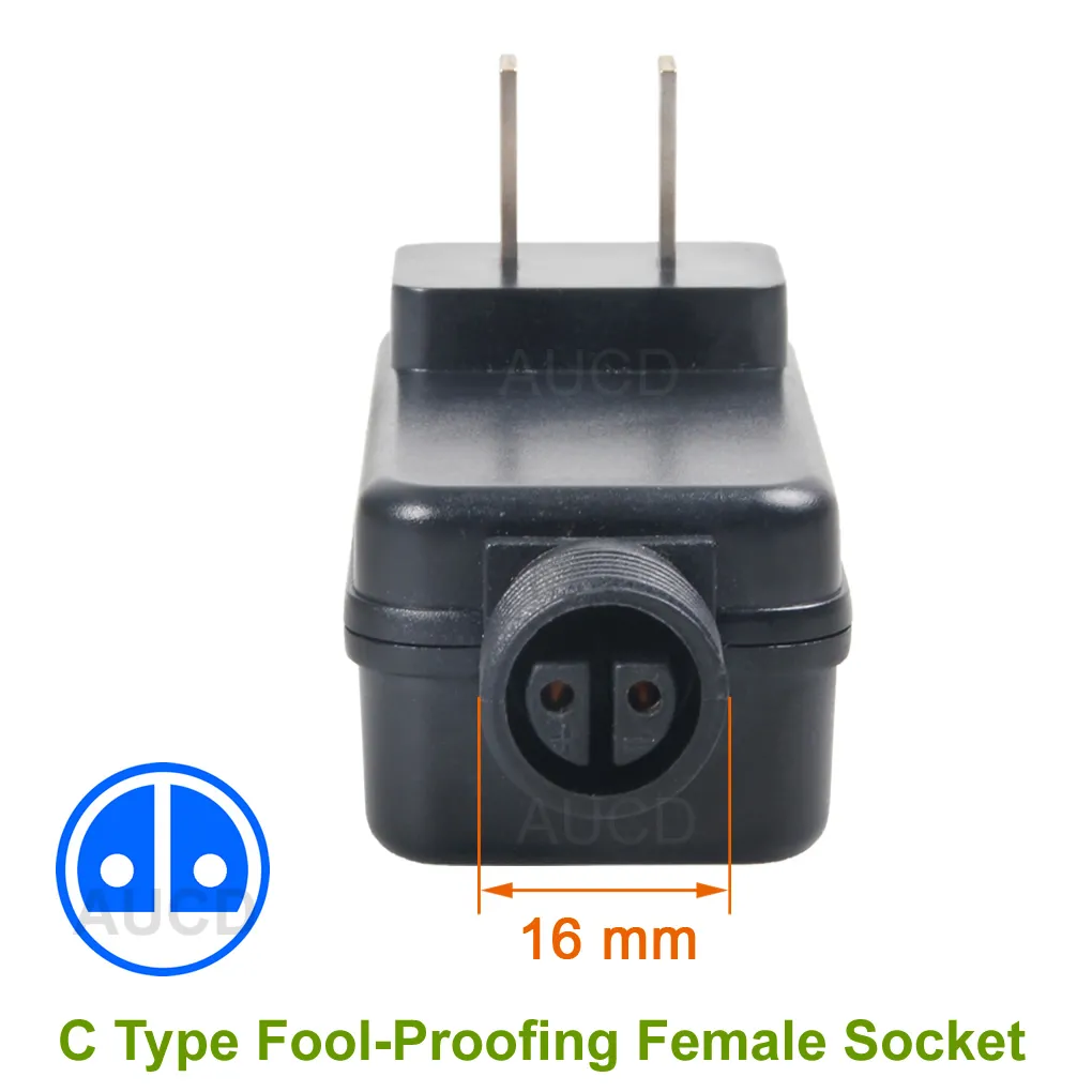 220V Plug In Adapter To DC 12V LED Lighting Power Converter Waterproof ...