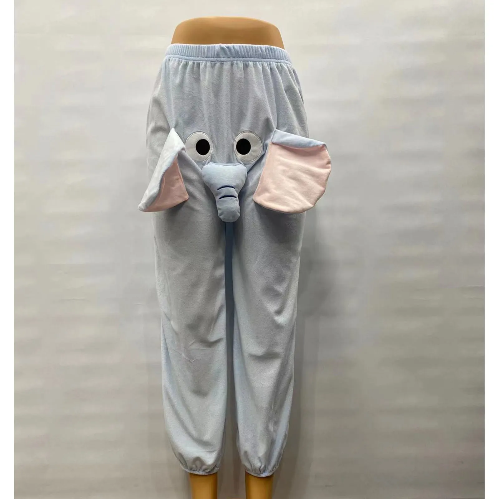 Pyjama éléphant Homme - Short Ample En Flanelle Douce Pour Nuit Confort Et Détente