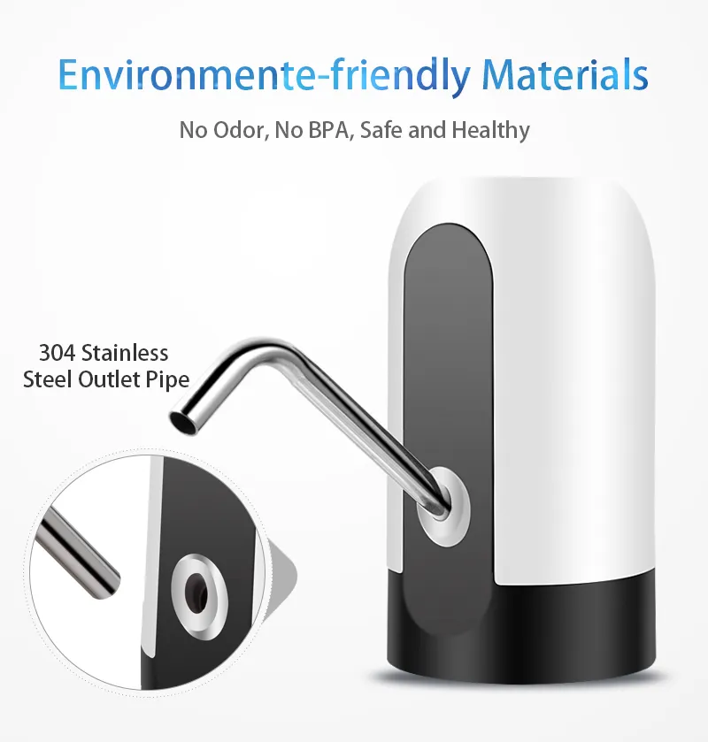 USB Rechargeable Electric Portable Water Dispenser Pump Pump With One ...