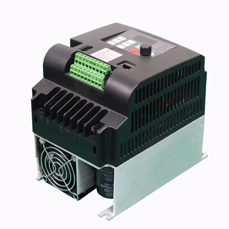 VFD 4KW/5.5KW 50hz To 60hz Single Phase 220V AC To 3 Phase 380V/415V AC ...