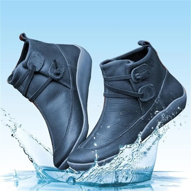Bottines En Cuir Daim Imperméables Pointues – Taille 40, Confortables Et élégantes Pour L'automne