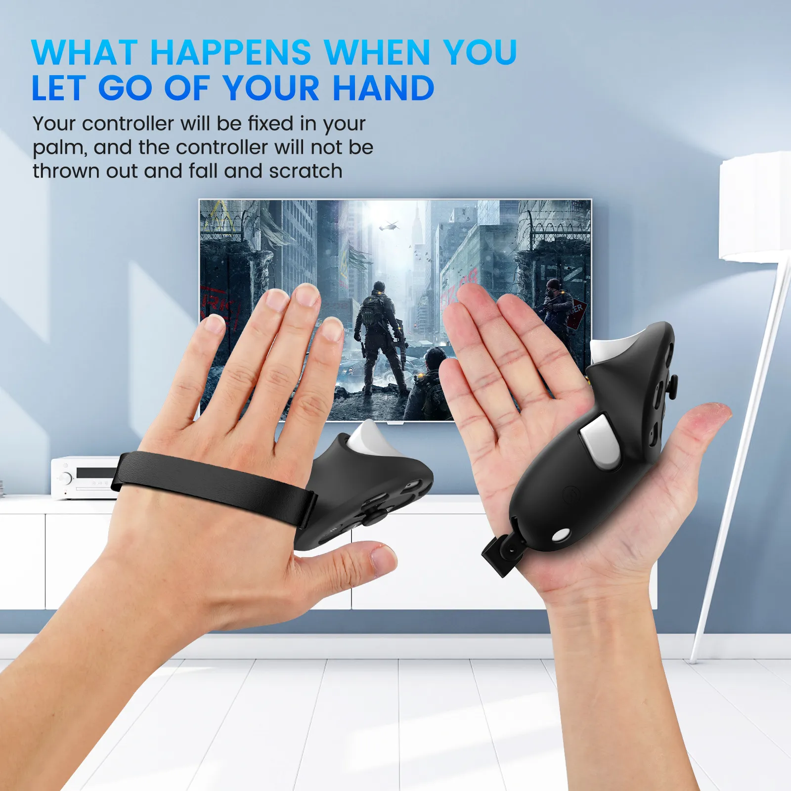 Quest 3 VR Touch Controller Grips: Enhanced Gaming with Silicone Covers ...