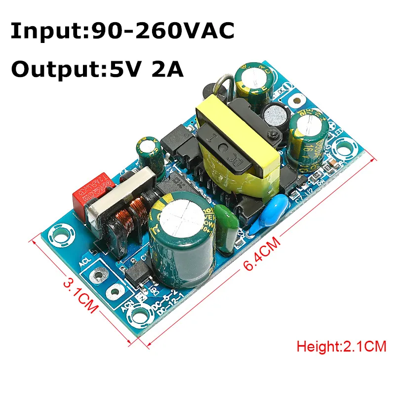 DHgate.com:AC-DC Power Module Board 5V 9V 12V 24V 36V 48V 90-260V ...
