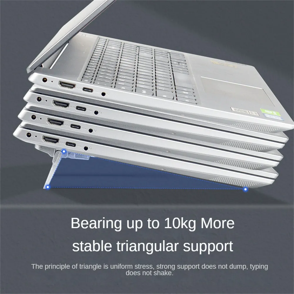 Same Color And Material Material Zinc Alloy Metal Lightweight Applicable Model Laptop Elevated Computer Peripherals Laptop Stand