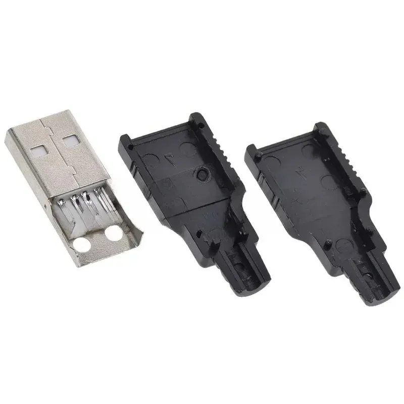 YAODHAOD USB2.0 type A, soldeervrije metalen behuizing, stekker YAODHAOD USB2.0 type A, soldeervrije metalen behuizing, stekker
