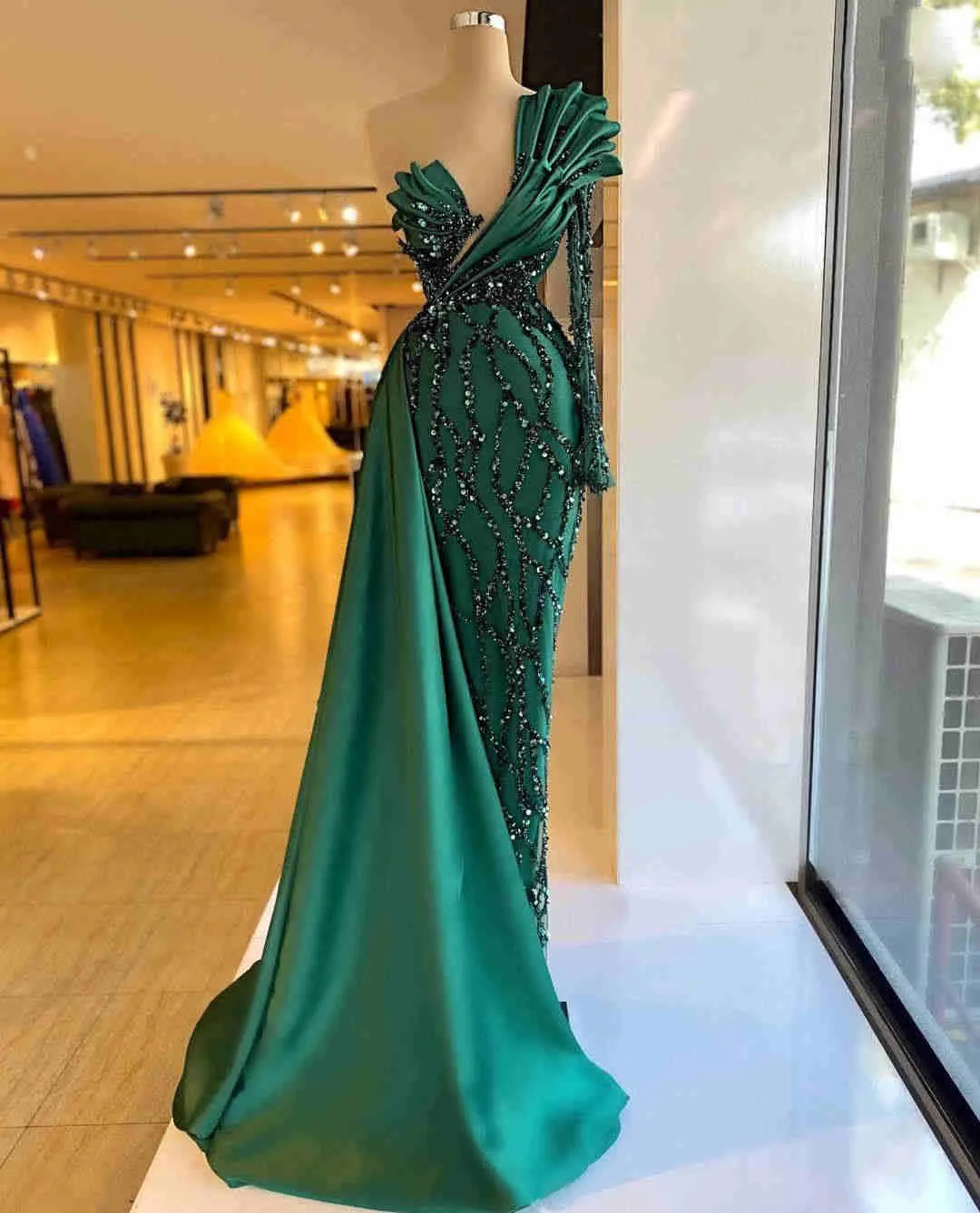 formal black dress plus size La Femme Sequin Long Sleeve Plus-Size Prom Dress Black / 12W main image 1