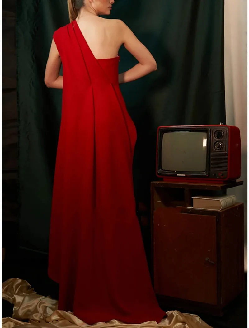 strapless open back dress Adelina