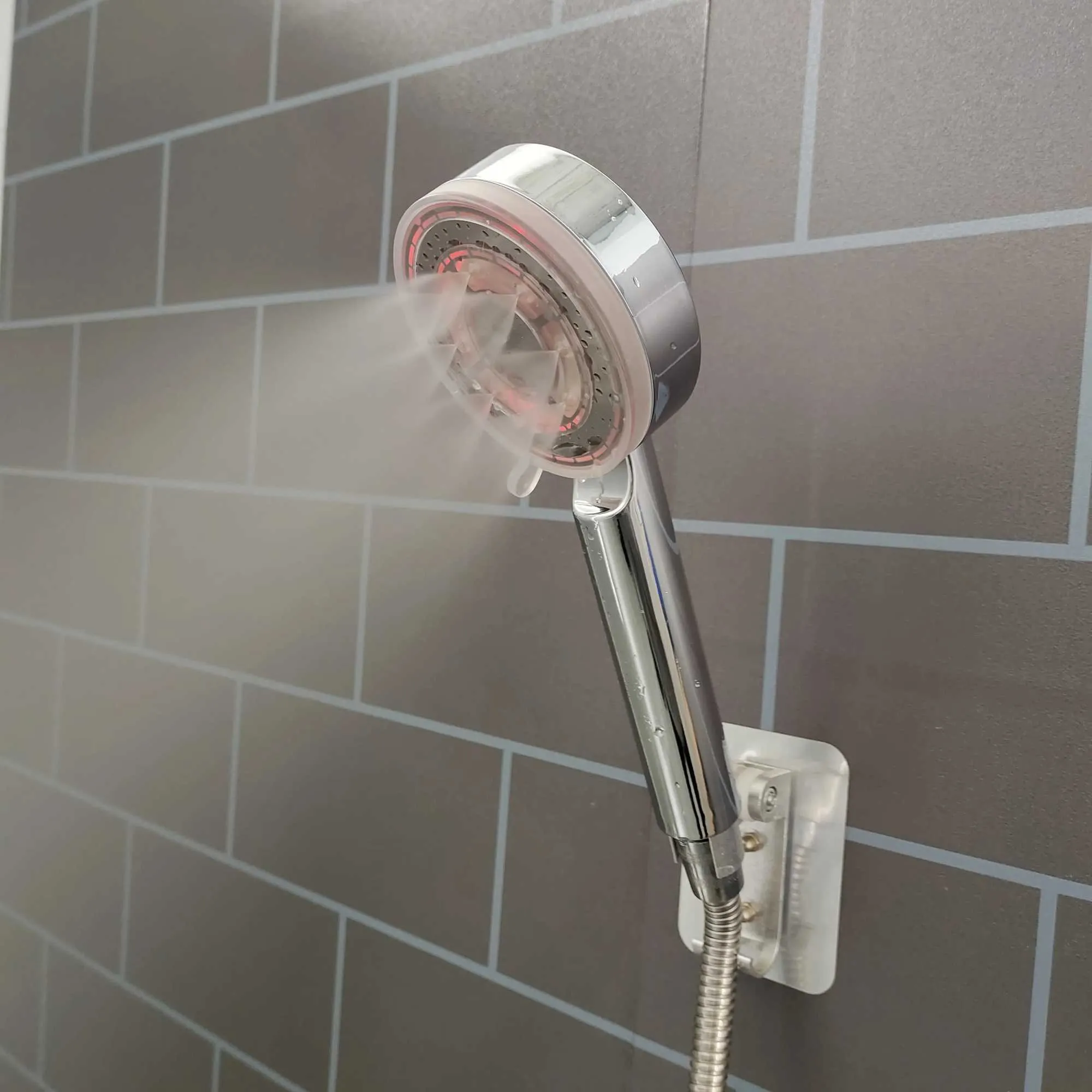 Deluxe 5-Mode Shower System - Color LED & Temp Sensor Included_voghion.com
