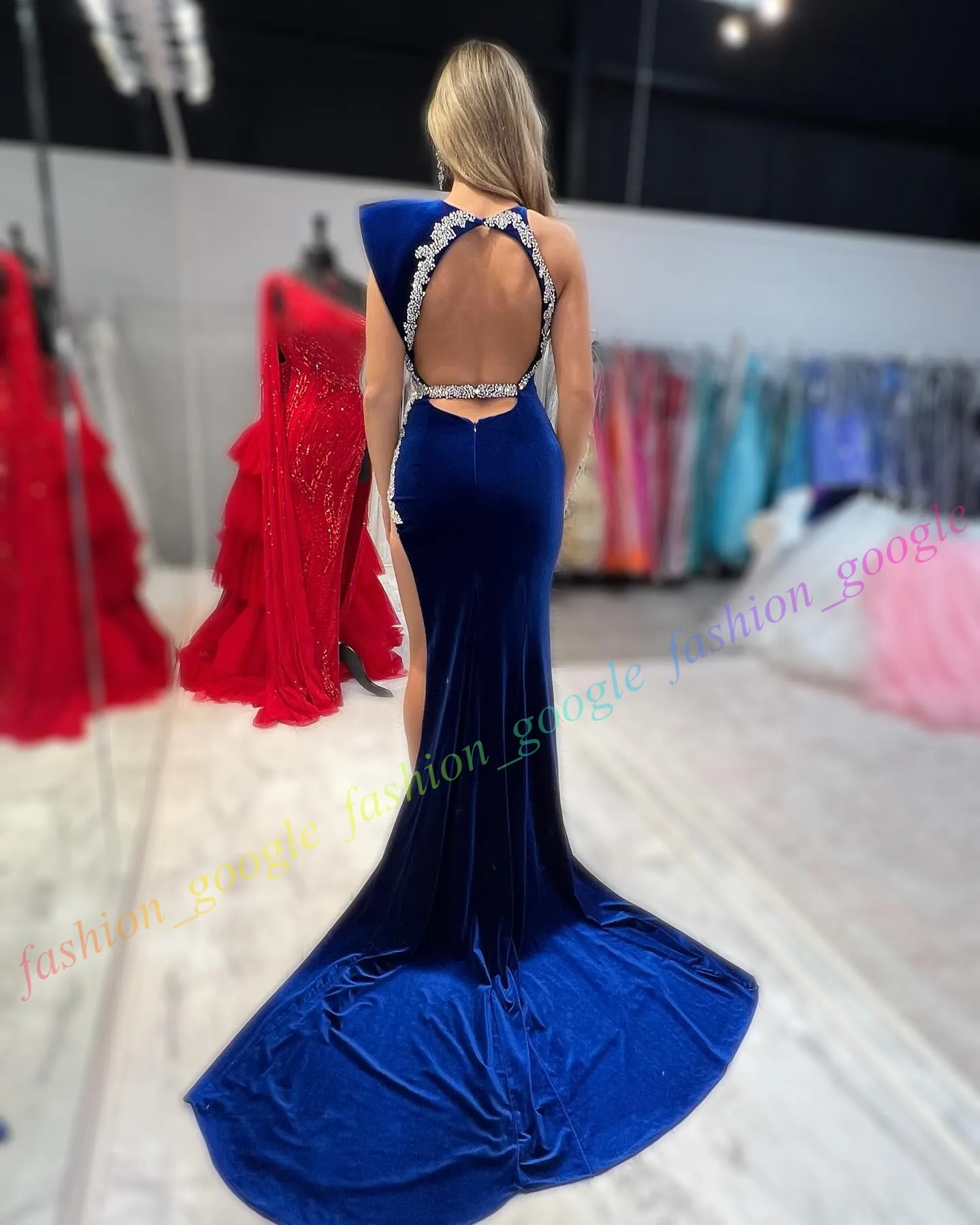 Cap Sleeves Long A-line Side Slit Beaded Satin Prom Dresses Cap Sleeves Long A-line Side Slit Beaded Satin Prom Dresses