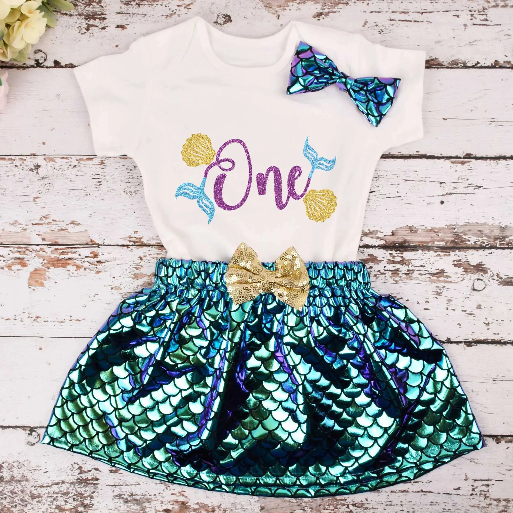Mermaid birthday party outfit store