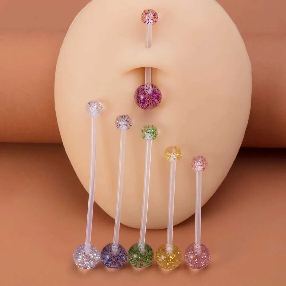 Long bar belly button rings clearance